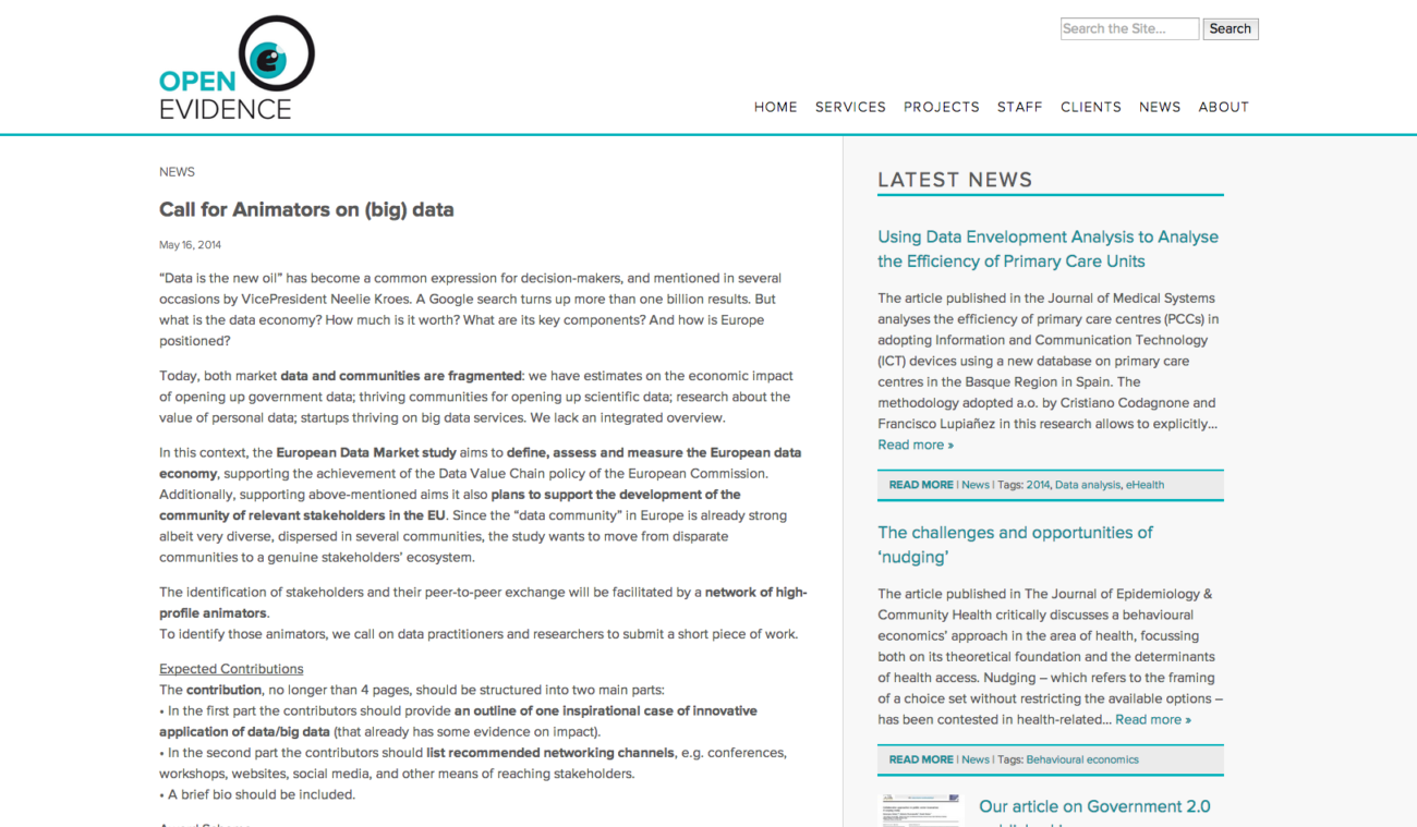 Web Open Evidence