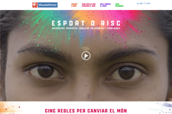 Captura de la web Esport de Risc