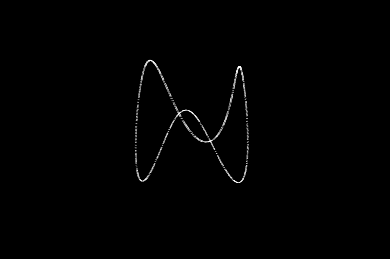 Formes geomètriques en blanc i negre generades amb el REACT