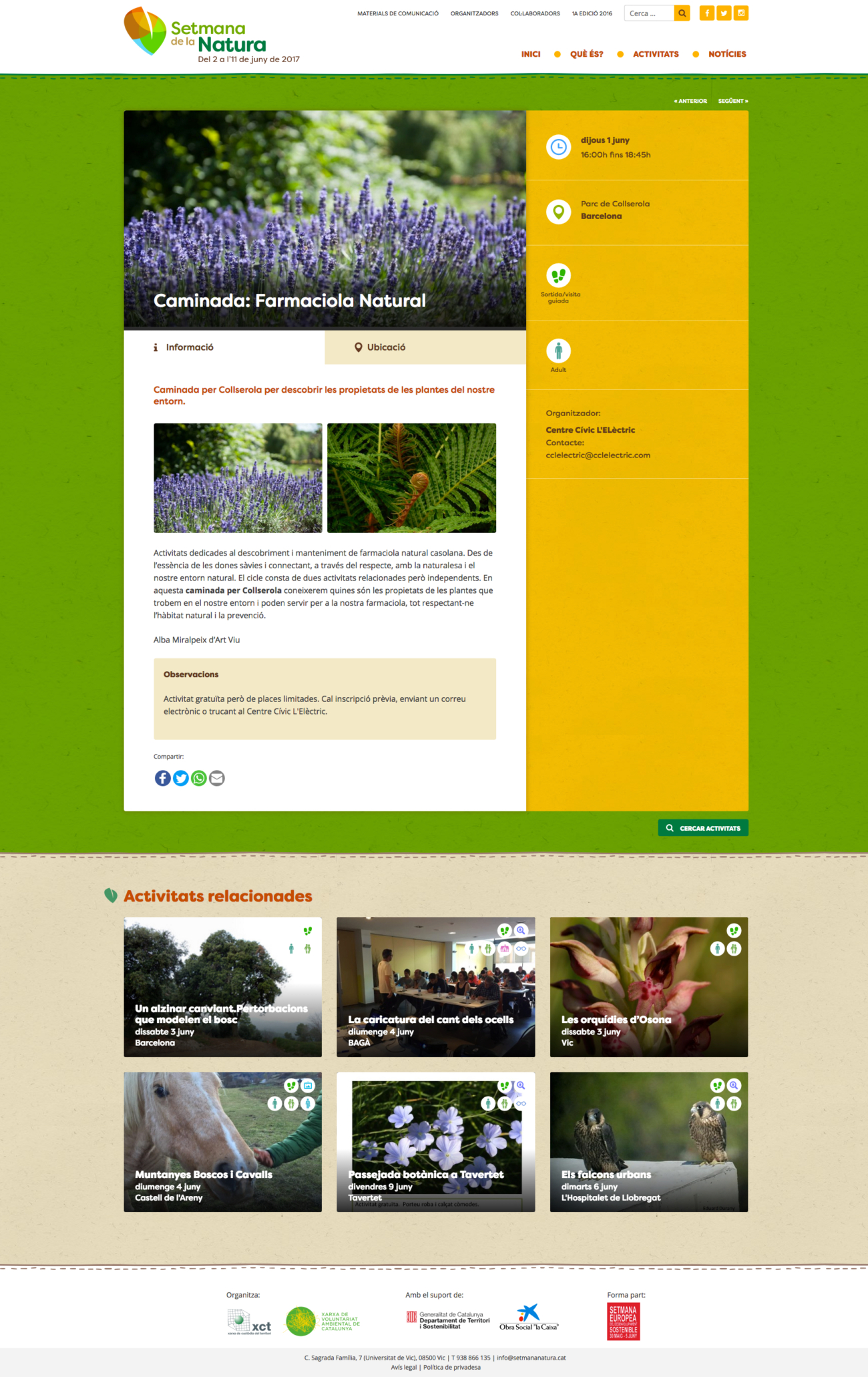 Web de la Setmana de la Natura
